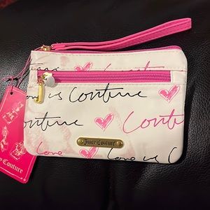JUICY COUTURE POUCH W INSIDE CARD CASE/NWT